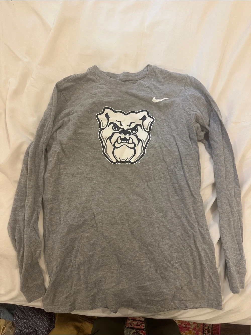 Nike Gray Butler Graphic Long Sleeve Tee